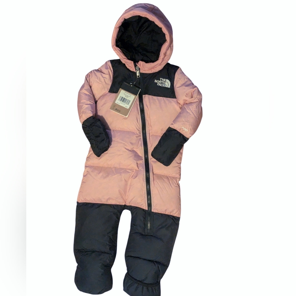 The North Face Nuptse 700 Goose Down One Piece Bunting Snowsuit 18-24 Months